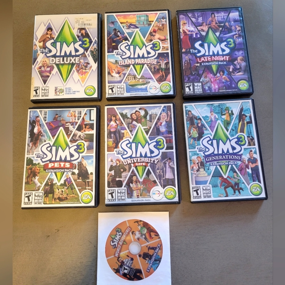 The Sims 3 Base Game & 6 Expansions